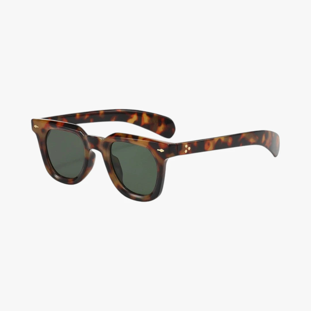 Miles & Luna Retro Square Sunglasses with Bold Frame and Timeless Elegance for Men