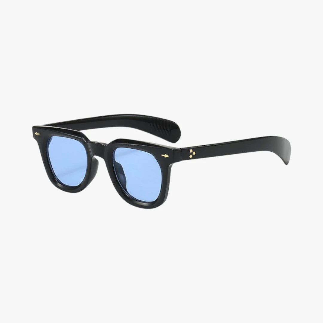 Miles & Luna Retro Square Sunglasses with Bold Frame and Timeless Elegance for Men