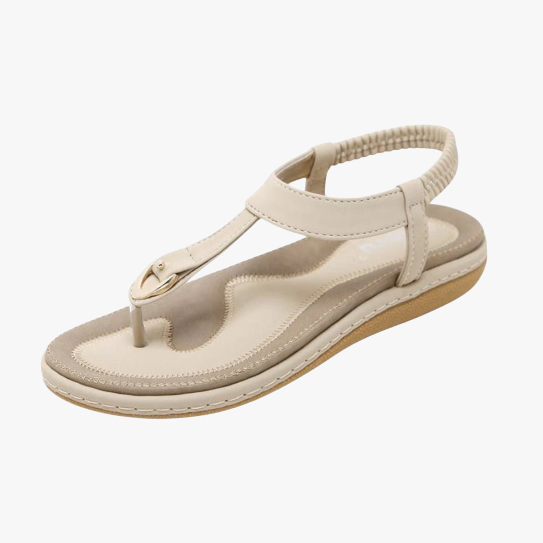 Miles & Luna Sandals - Orthopedic T-strap sandals with supportive sole for women
