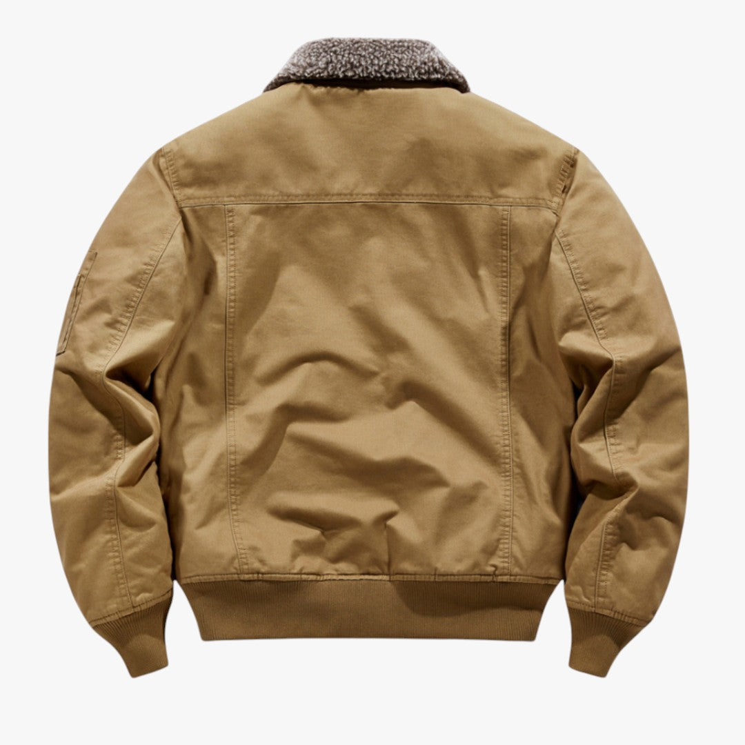 Miles & Luna Sherpa Lined Work Jacket for Men