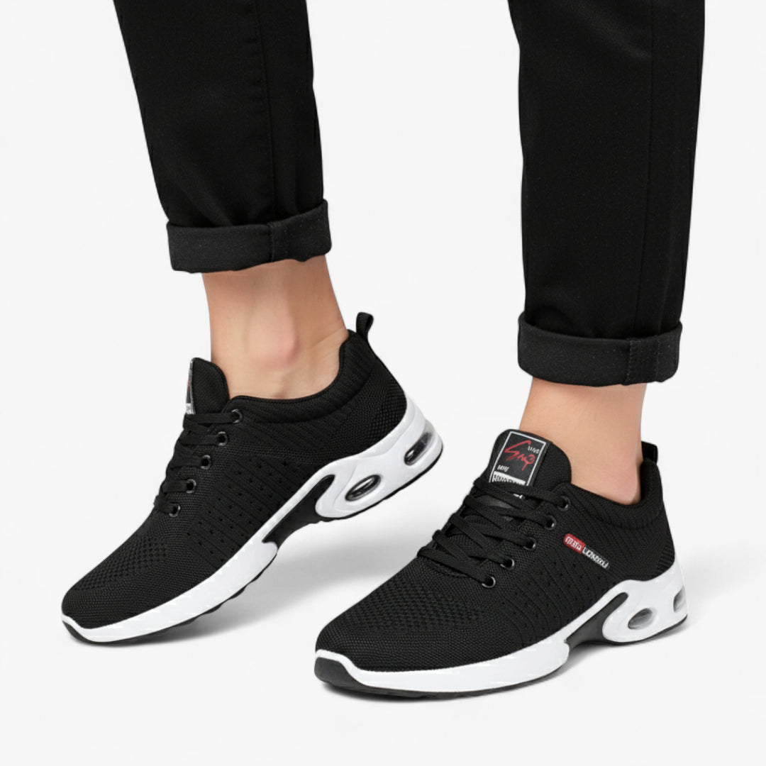 Miles & Luna Shoes – Breathable mesh running shoes with orthopedic support for men