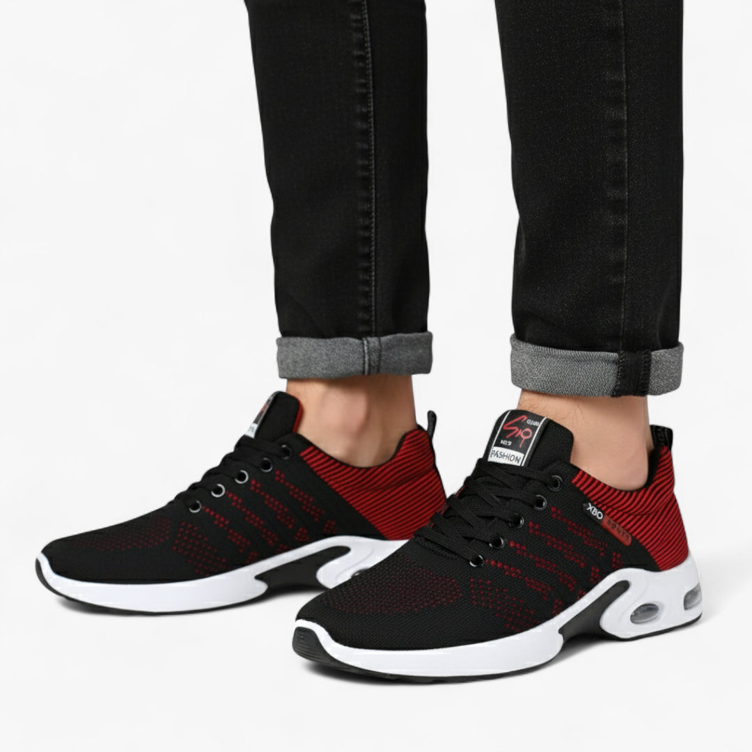 Miles & Luna Shoes – Breathable mesh running shoes with orthopedic support for men