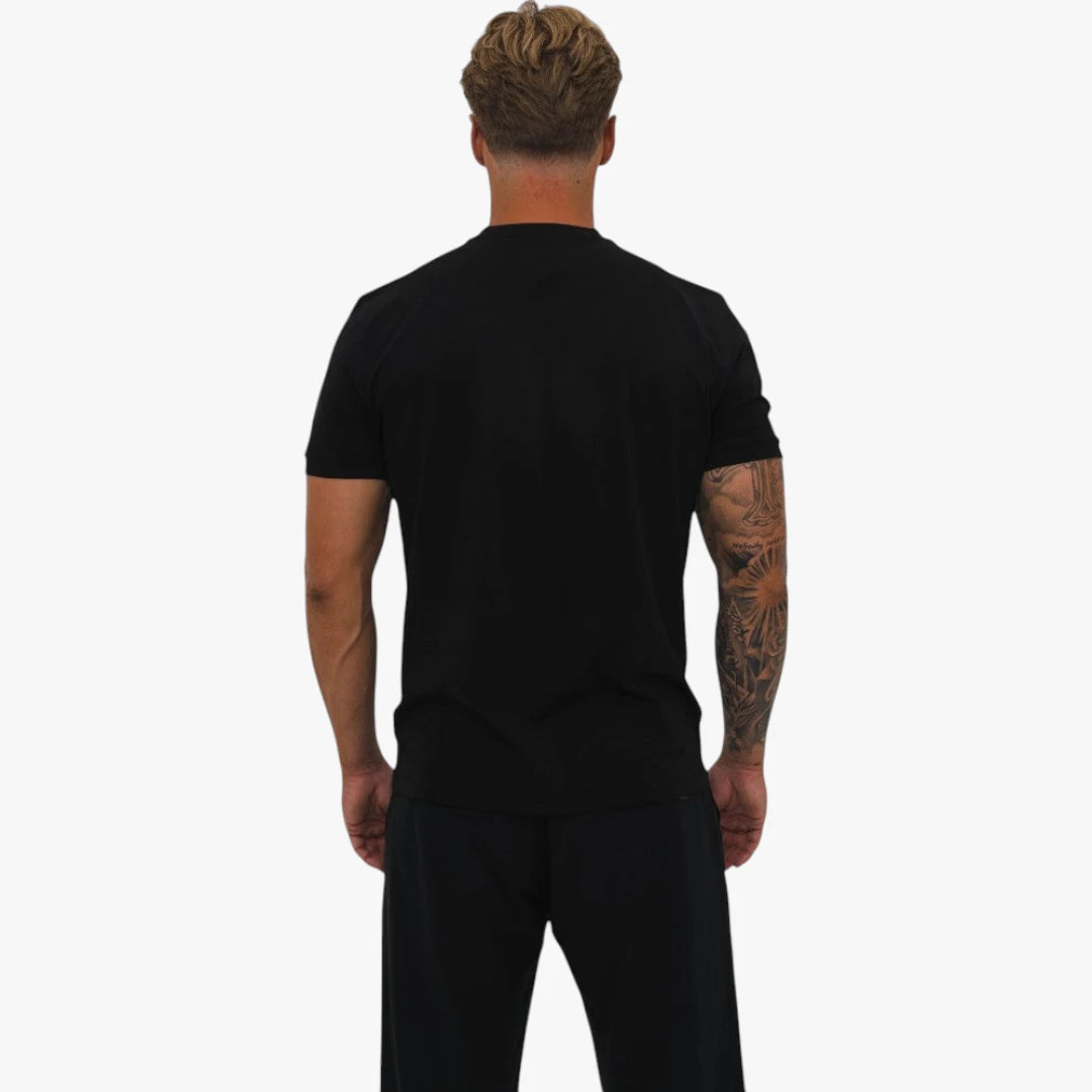 Miles & Luna Slim Fit T-Shirt with Soft Touch Minimalist Design for Men