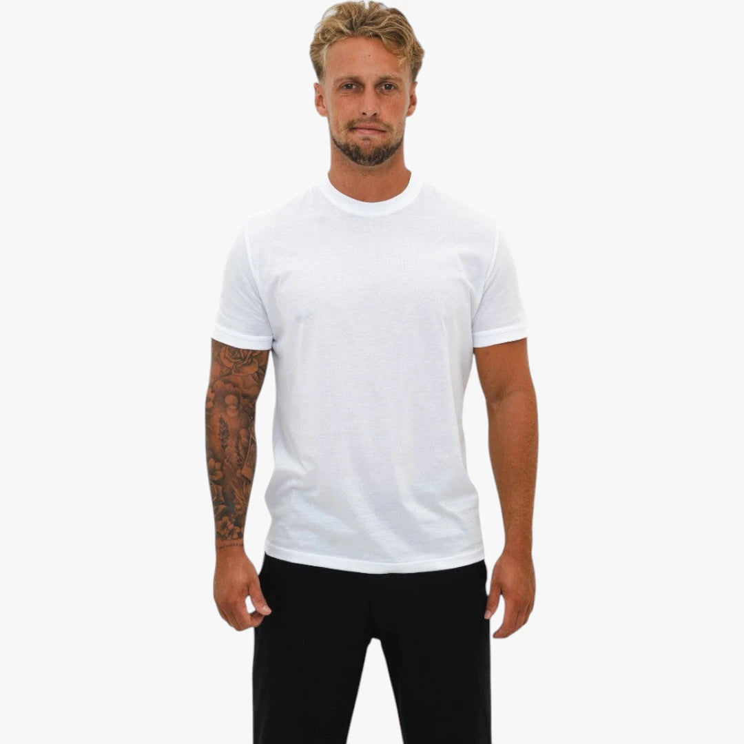 Miles & Luna Slim Fit T-Shirt with Soft Touch Minimalist Design for Men