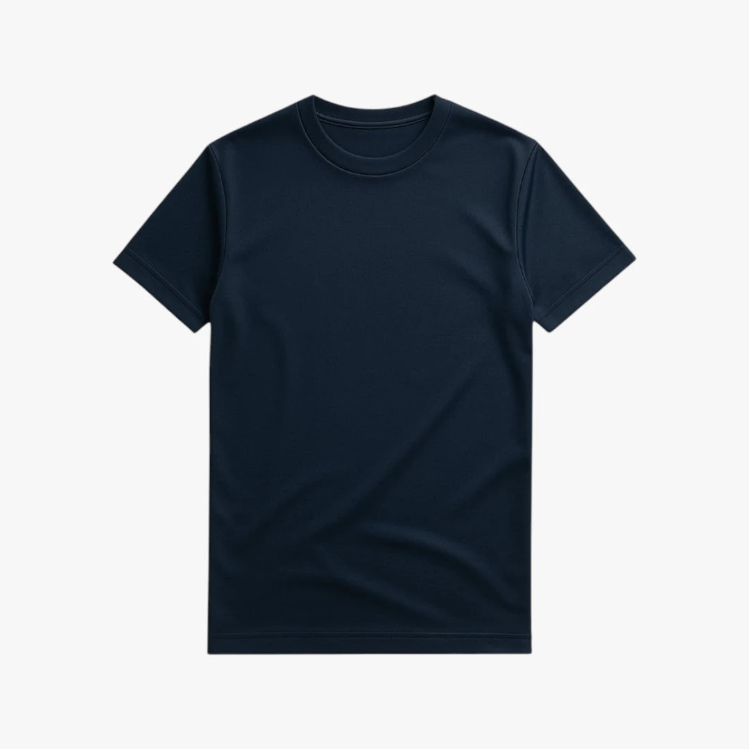 Miles & Luna Slim Fit T-Shirt with Soft Touch Minimalist Design for Men