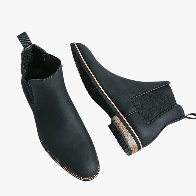 Miles & Luna Slip On Ankle Boots for Men