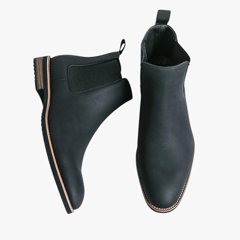 Miles & Luna Slip On Ankle Boots for Men