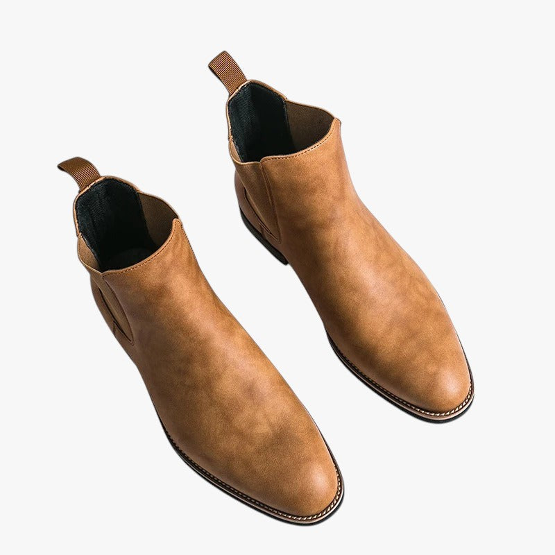 Miles & Luna Slip On Ankle Boots for Men
