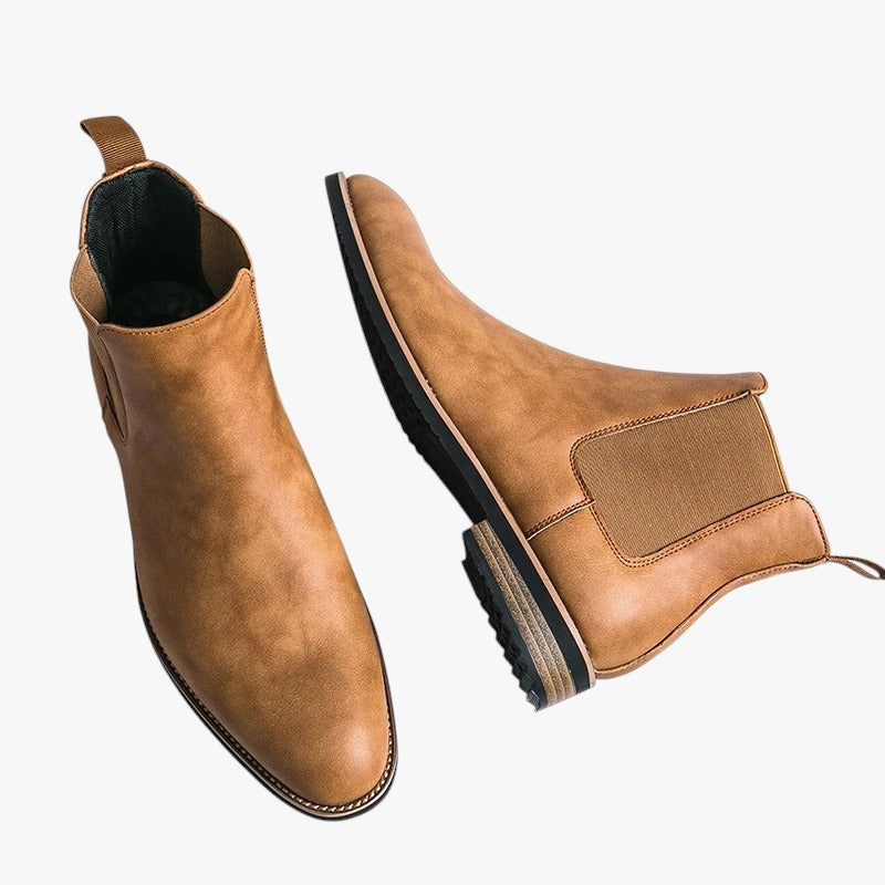 Miles & Luna Slip On Ankle Boots for Men