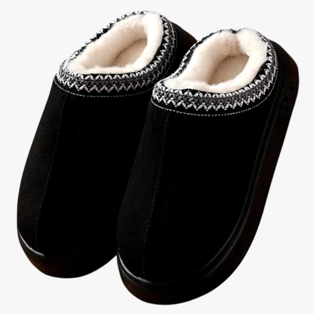 Miles & Luna Slippers with Memory Foam Comfort and Warm Lining