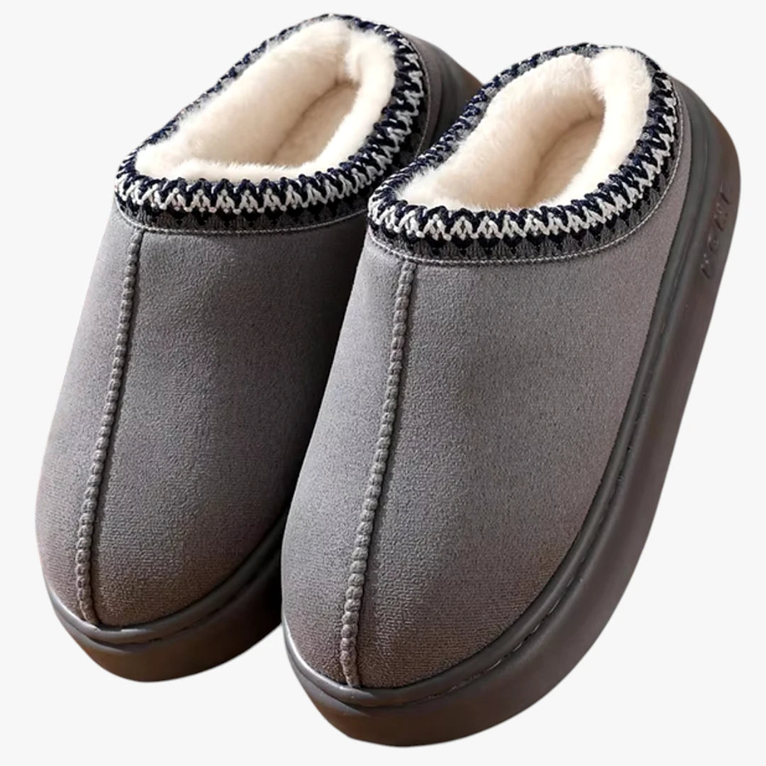 Miles & Luna Slippers with Memory Foam Comfort and Warm Lining