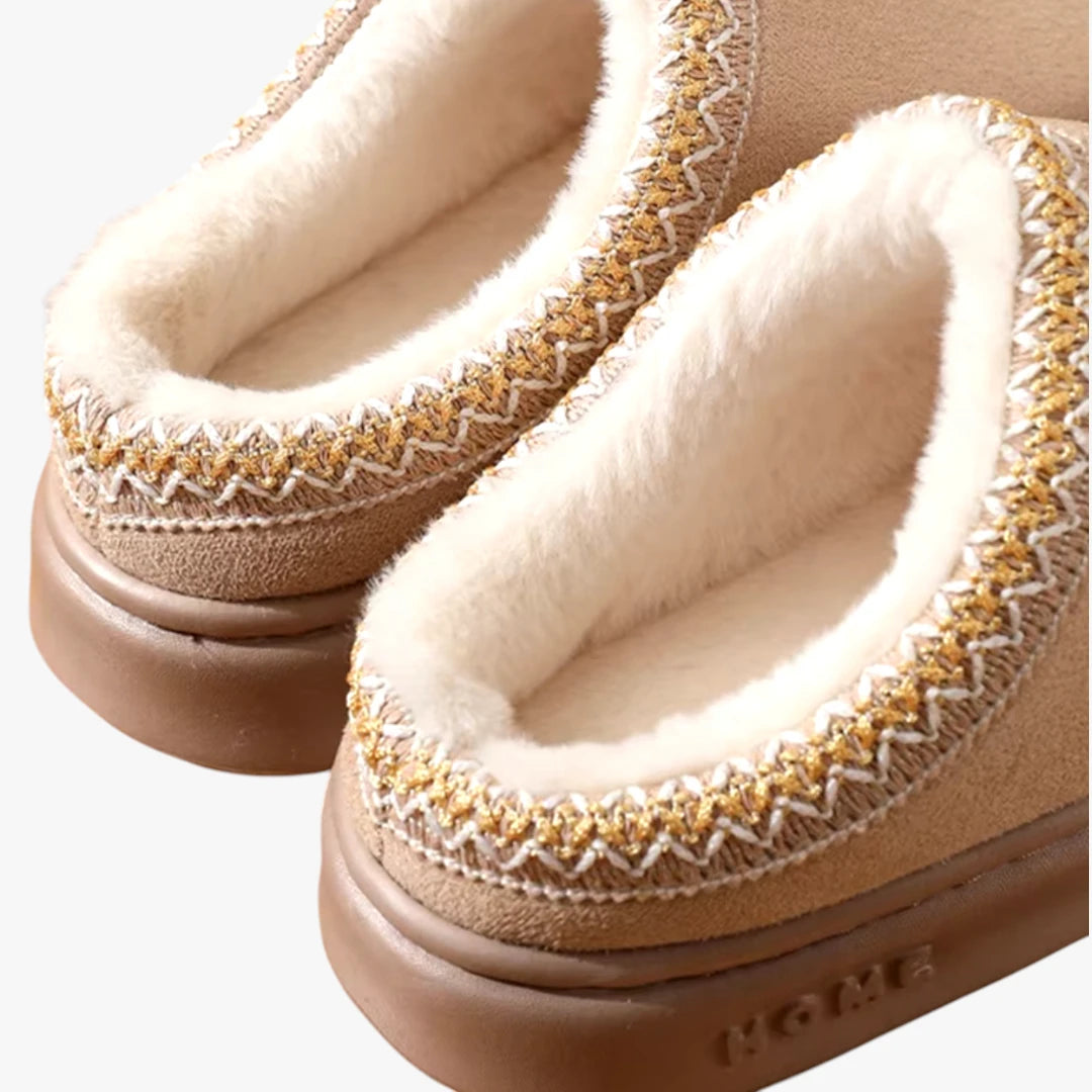 Miles & Luna Slippers with Memory Foam Comfort and Warm Lining