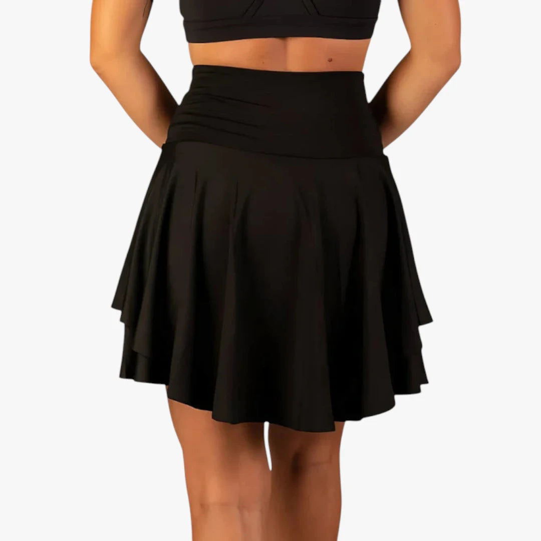 Miles & Luna Sports Skirt With Shorts - Breathable And Lightweight Tennis Skirt With Integrated Pants For Women