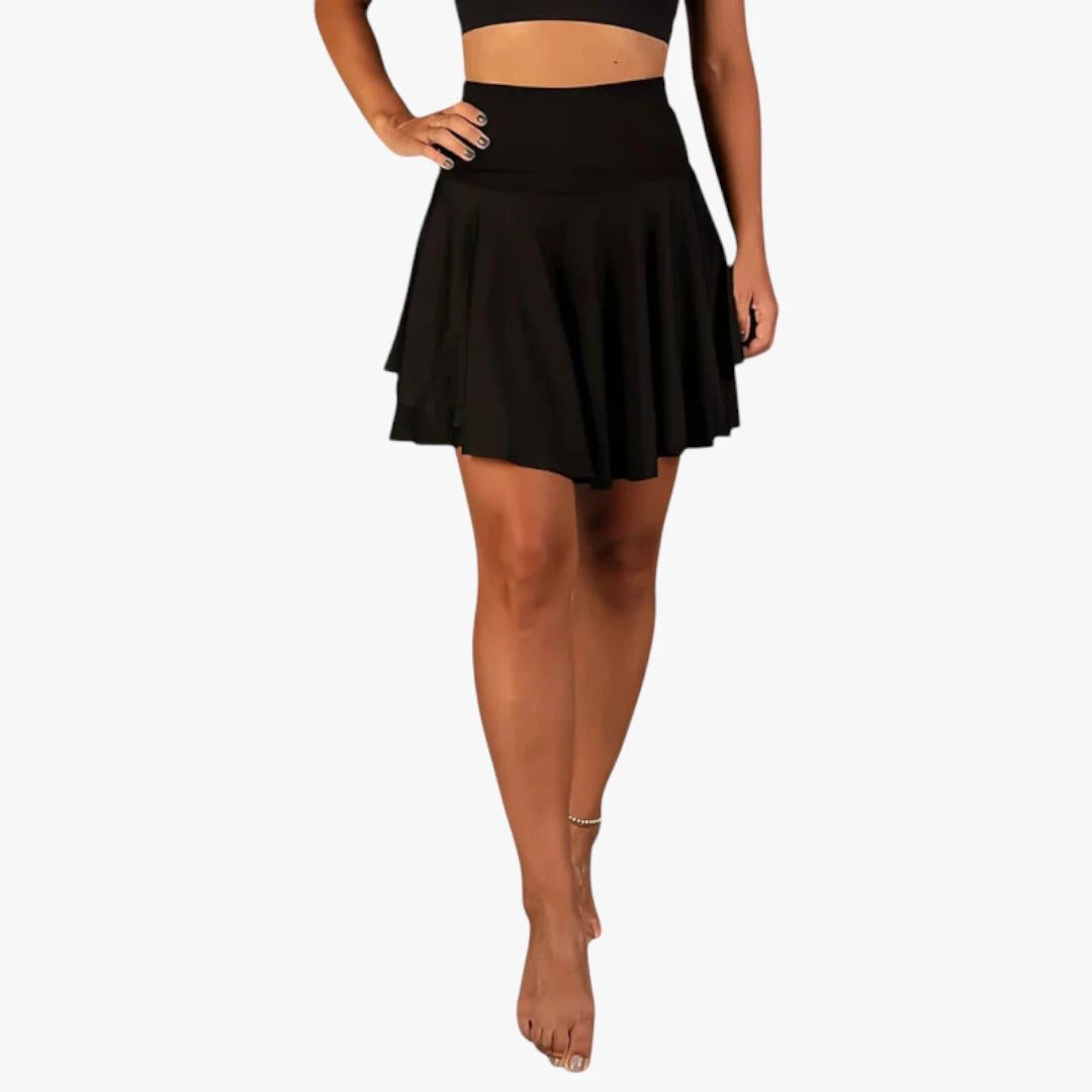 Miles & Luna Sports Skirt With Shorts - Breathable And Lightweight Tennis Skirt With Integrated Pants For Women