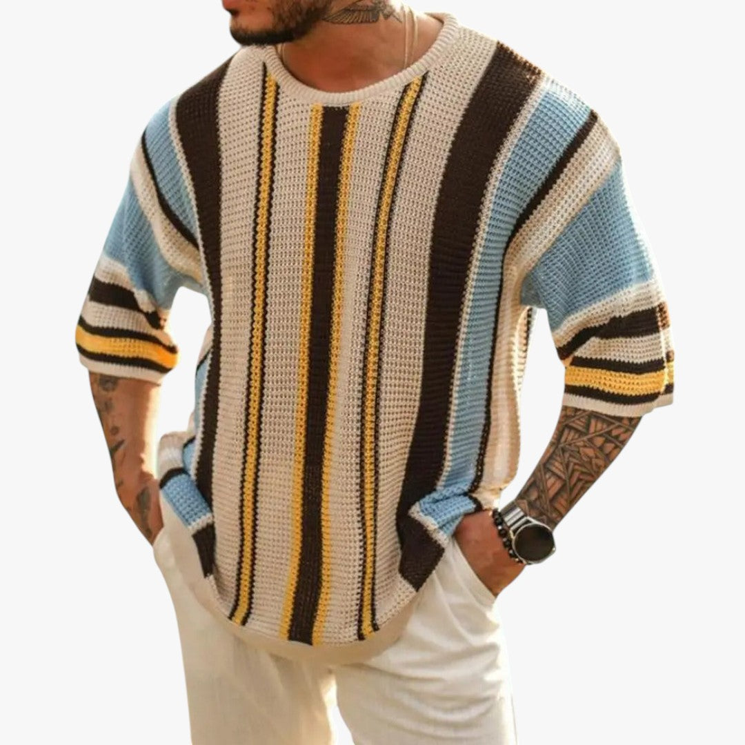 Miles & Luna Stripe Sweater for Men