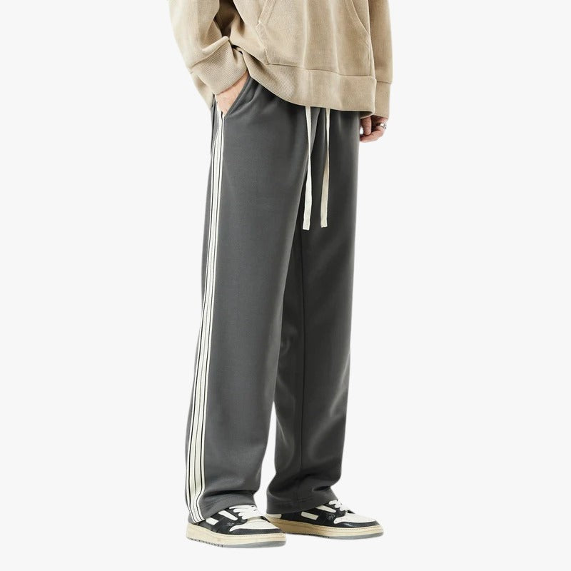 Miles & Luna Striped Sweat Pants for Men