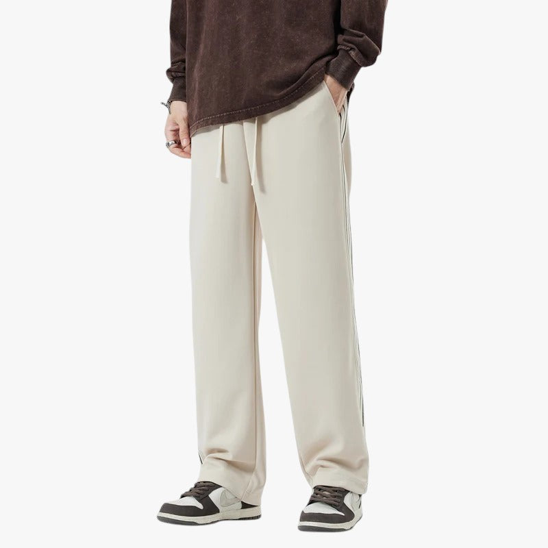 Miles & Luna Striped Sweat Pants for Men