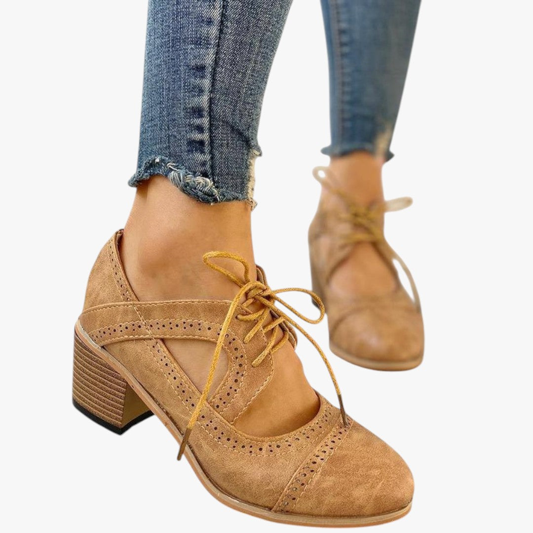 Miles & Luna Stylish Open Vintage Shoes for Women