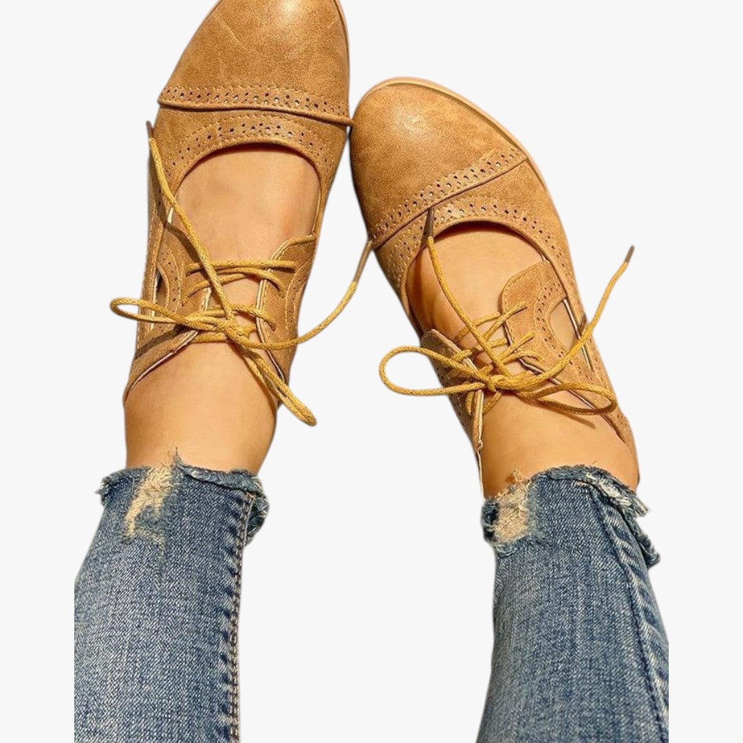 Miles & Luna Stylish Open Vintage Shoes for Women