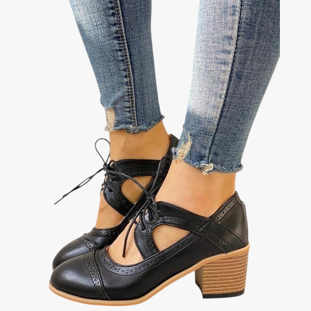 Miles & Luna Stylish Open Vintage Shoes for Women