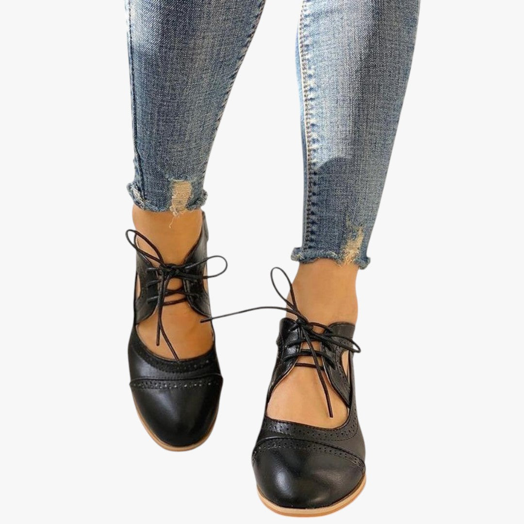 Miles & Luna Stylish Open Vintage Shoes for Women