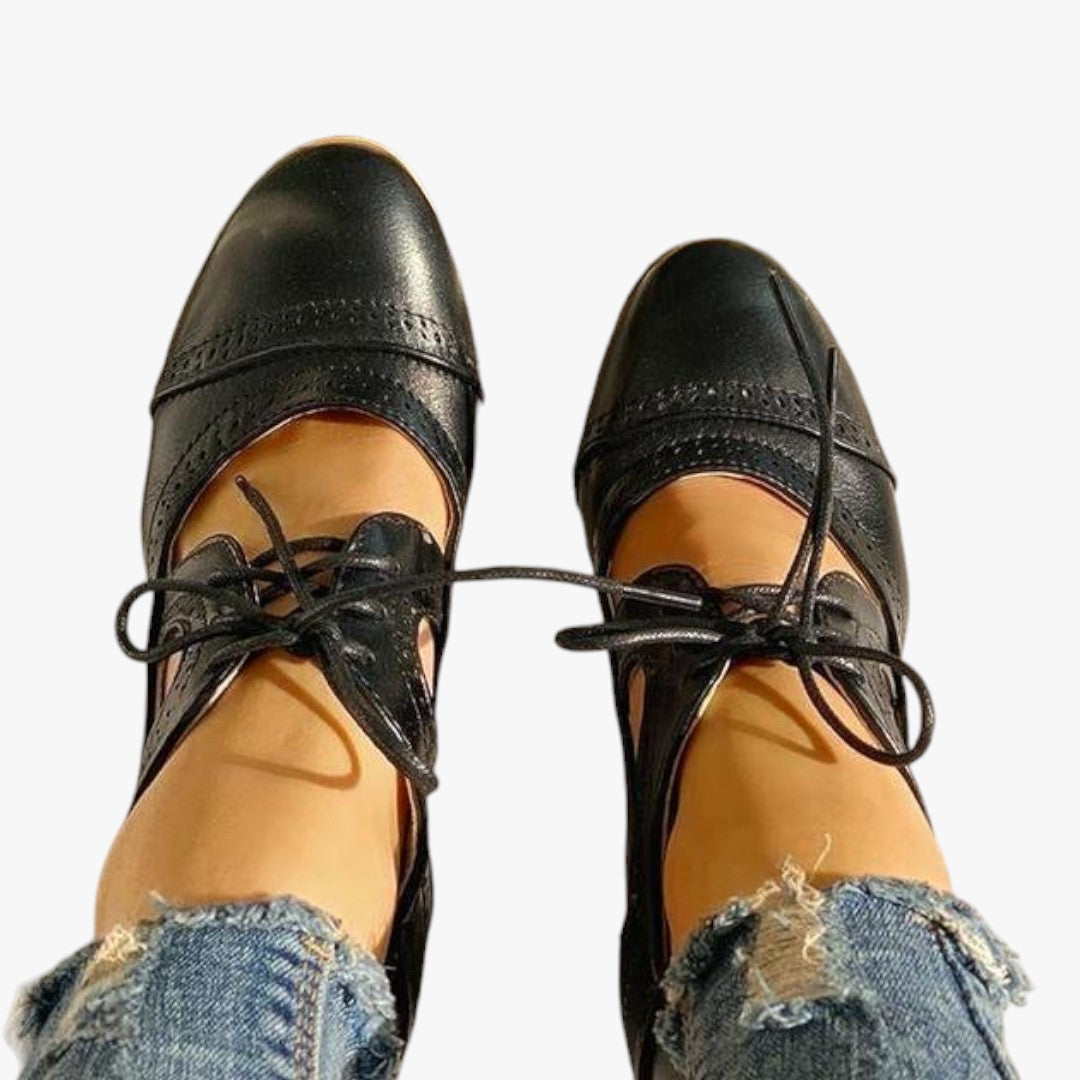 Miles & Luna Stylish Open Vintage Shoes for Women