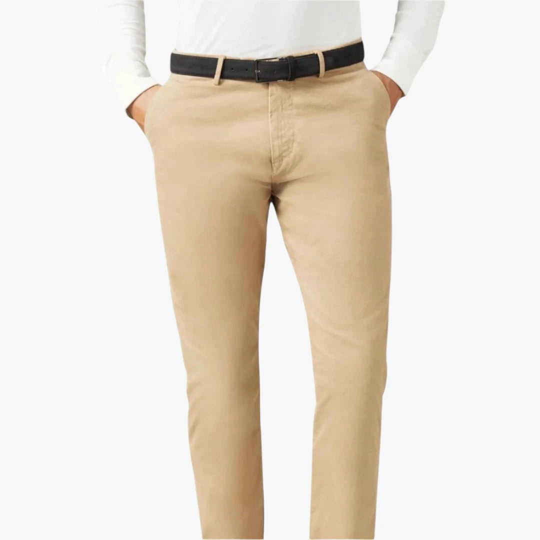 Miles & Luna Suede Leather Belt with Classic Buckle Old Money Style for Men
