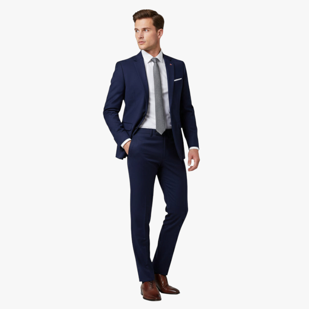 Miles & Luna Suit - Classic two-piece suit with tailored fit for men