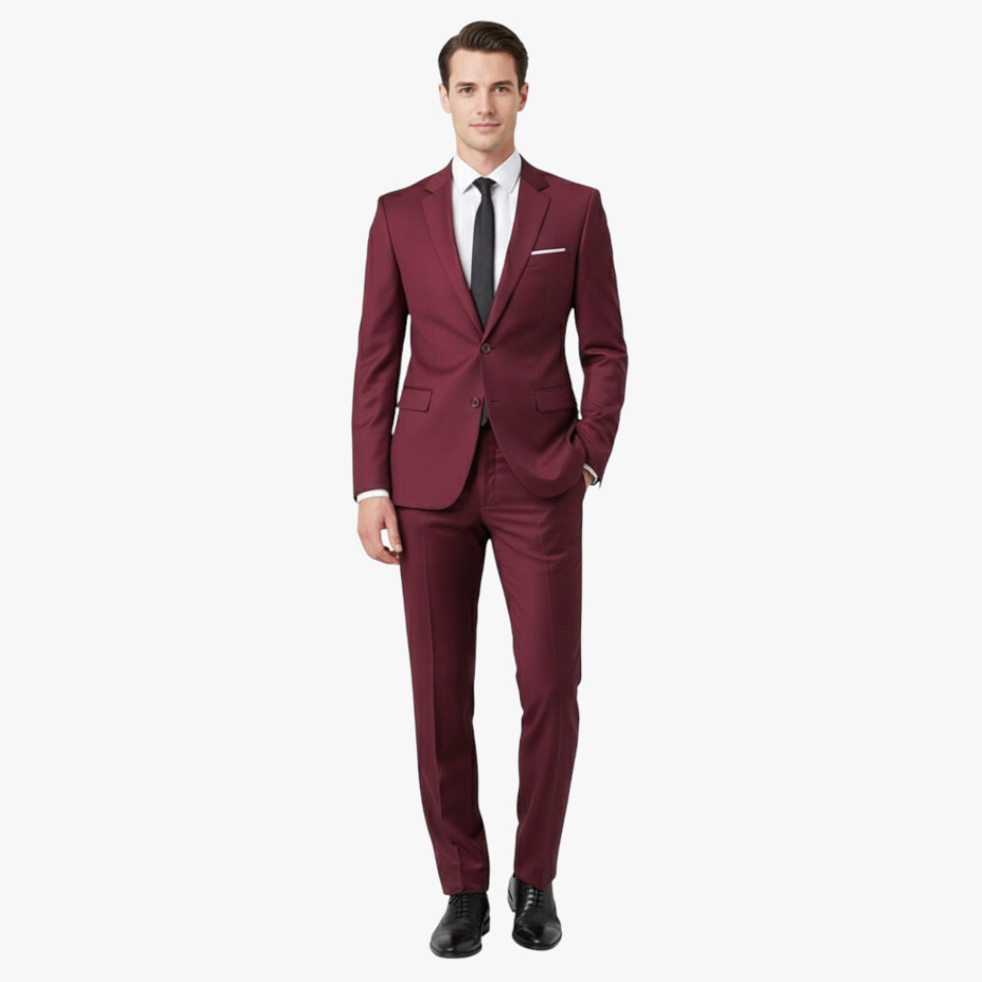 Miles & Luna Suit - Classic two-piece suit with tailored fit for men