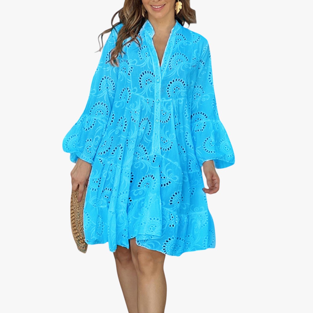 Miles & Luna Summer Midi Dress Timeless Style for Women