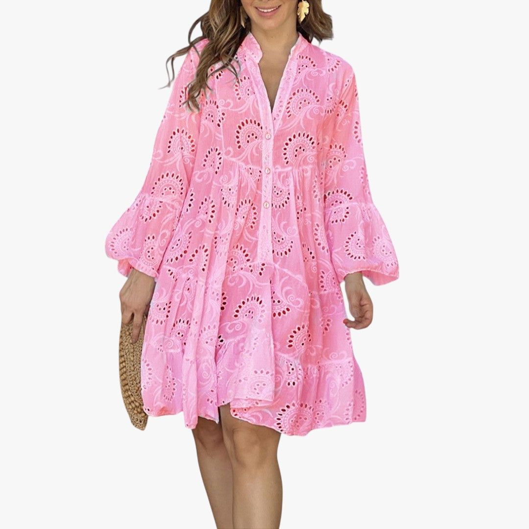 Miles & Luna Summer Midi Dress Timeless Style for Women