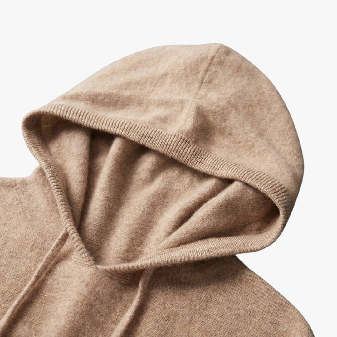 Miles & Luna Sweater – Knit hoodie sweater with soft cashmere feel for men