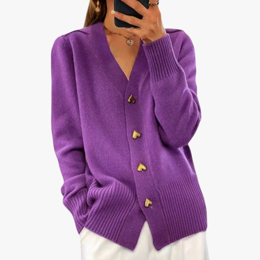 Miles & Luna Sweater Knitted Cardigan for Women