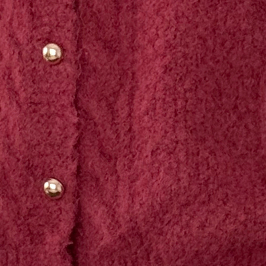 Miles & Luna Sweater – Knitted cardigan with pearl buttons for women