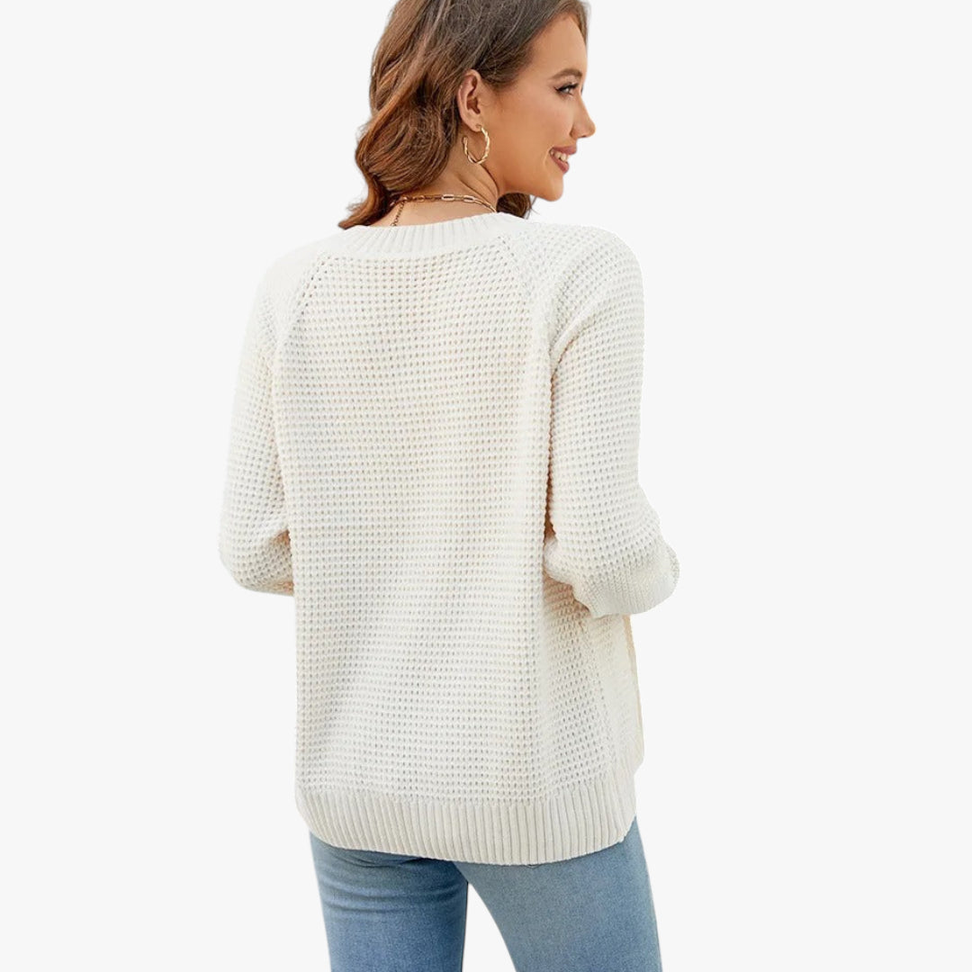 Miles & Luna Sweater Knitted zip-up Cardigan for Women