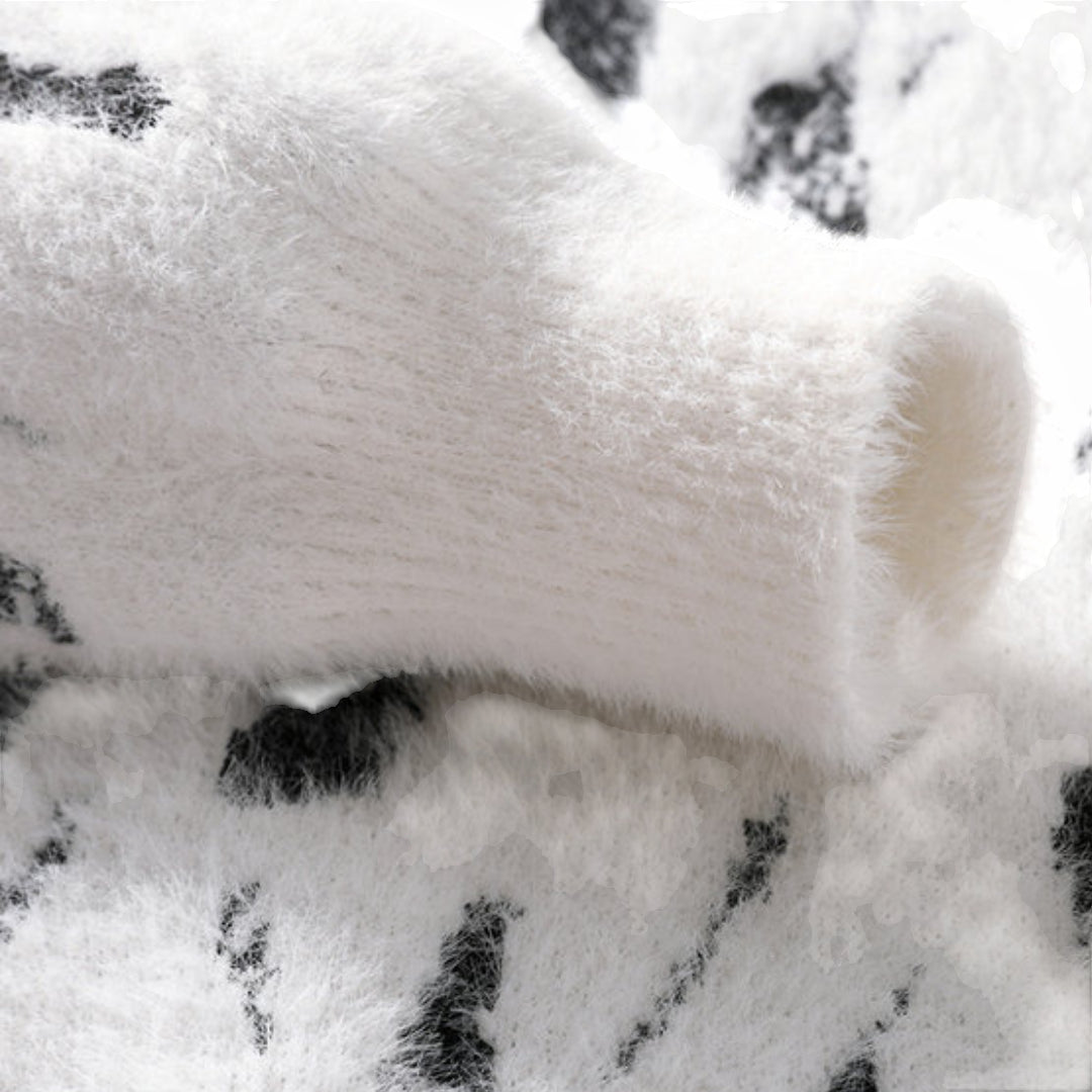 Miles & Luna Sweater – Soft fuzzy knit sweater with casual fit for men