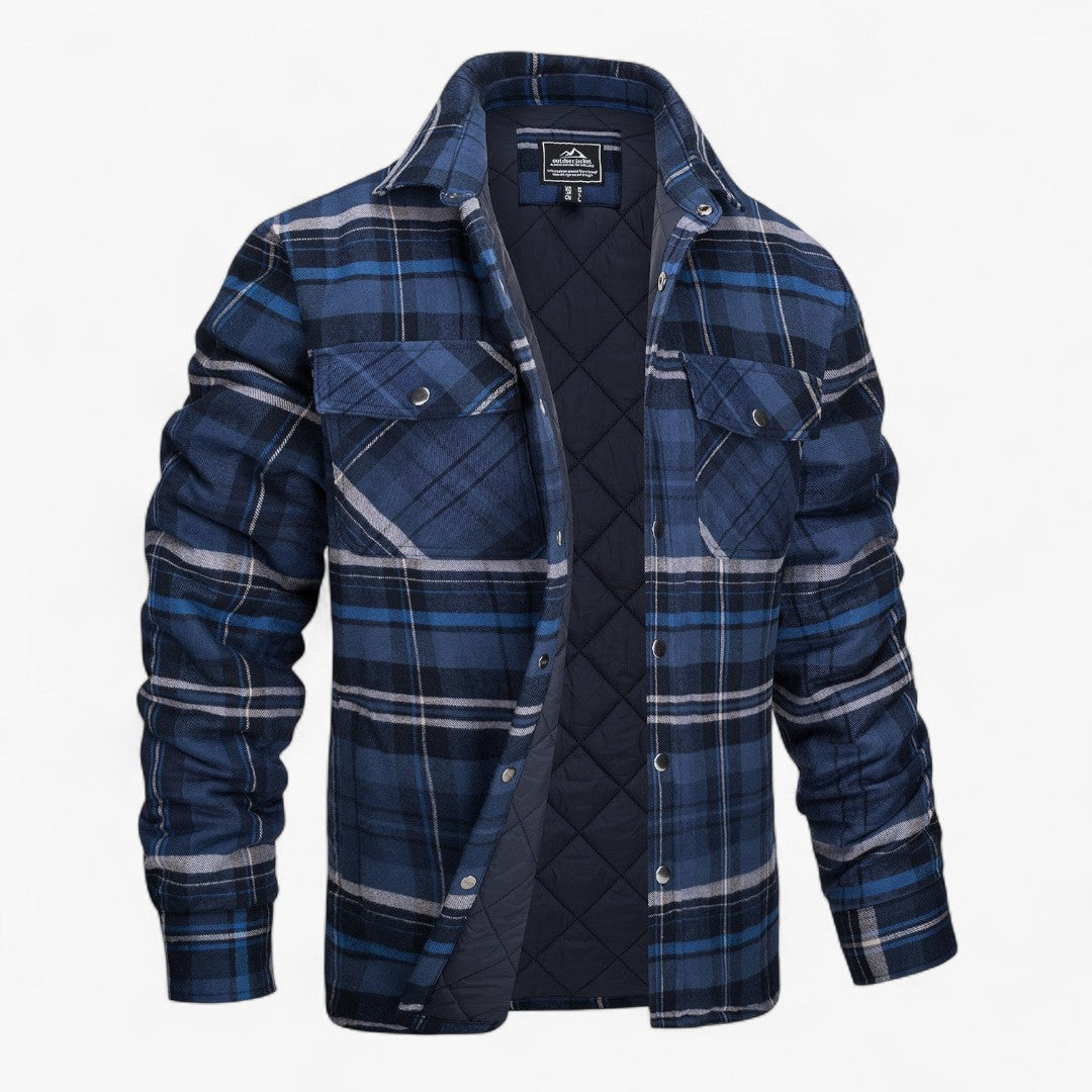 Miles & Luna Thick Flannel Sweatshirt Casual Timeless Style for Men