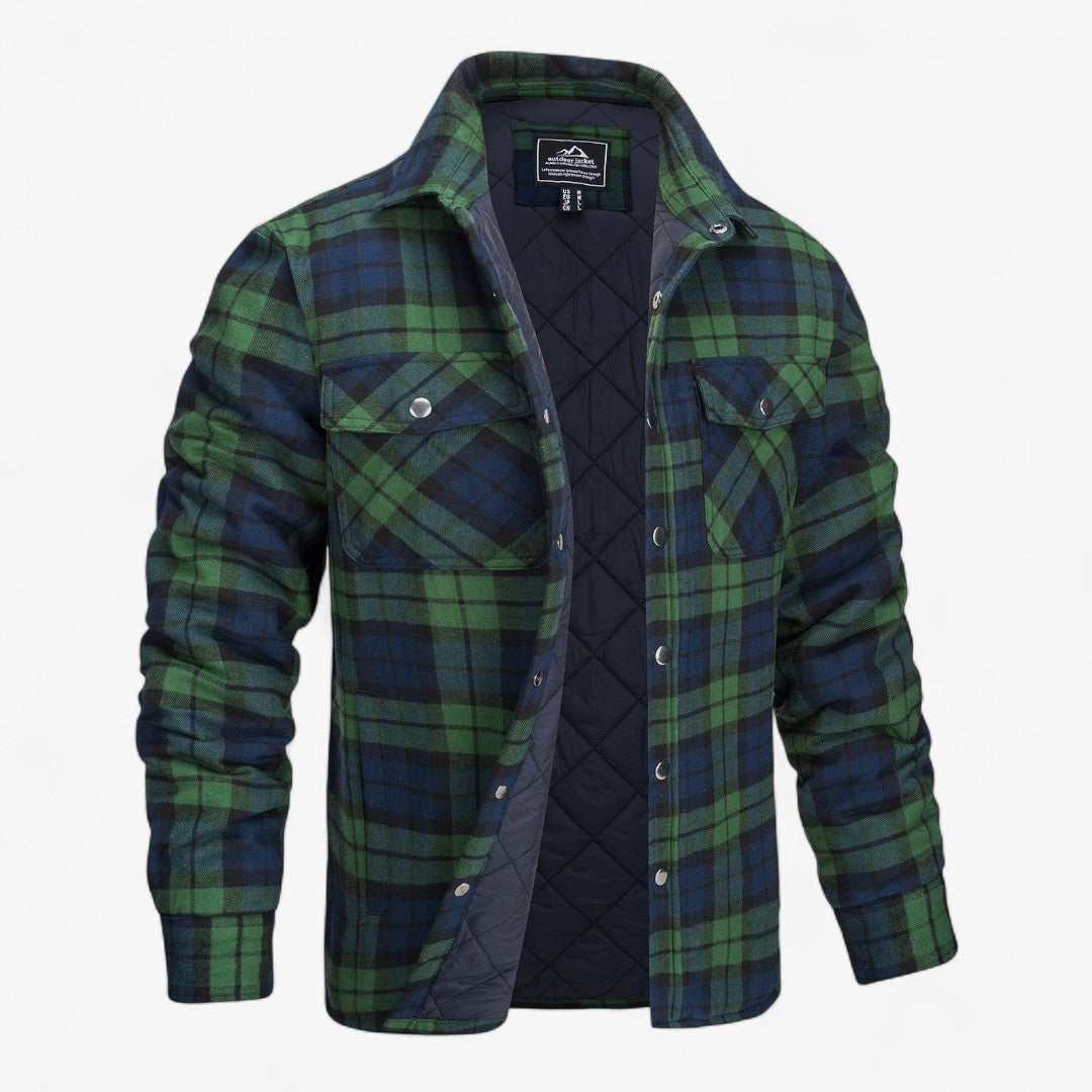 Miles & Luna Thick Flannel Sweatshirt Casual Timeless Style for Men