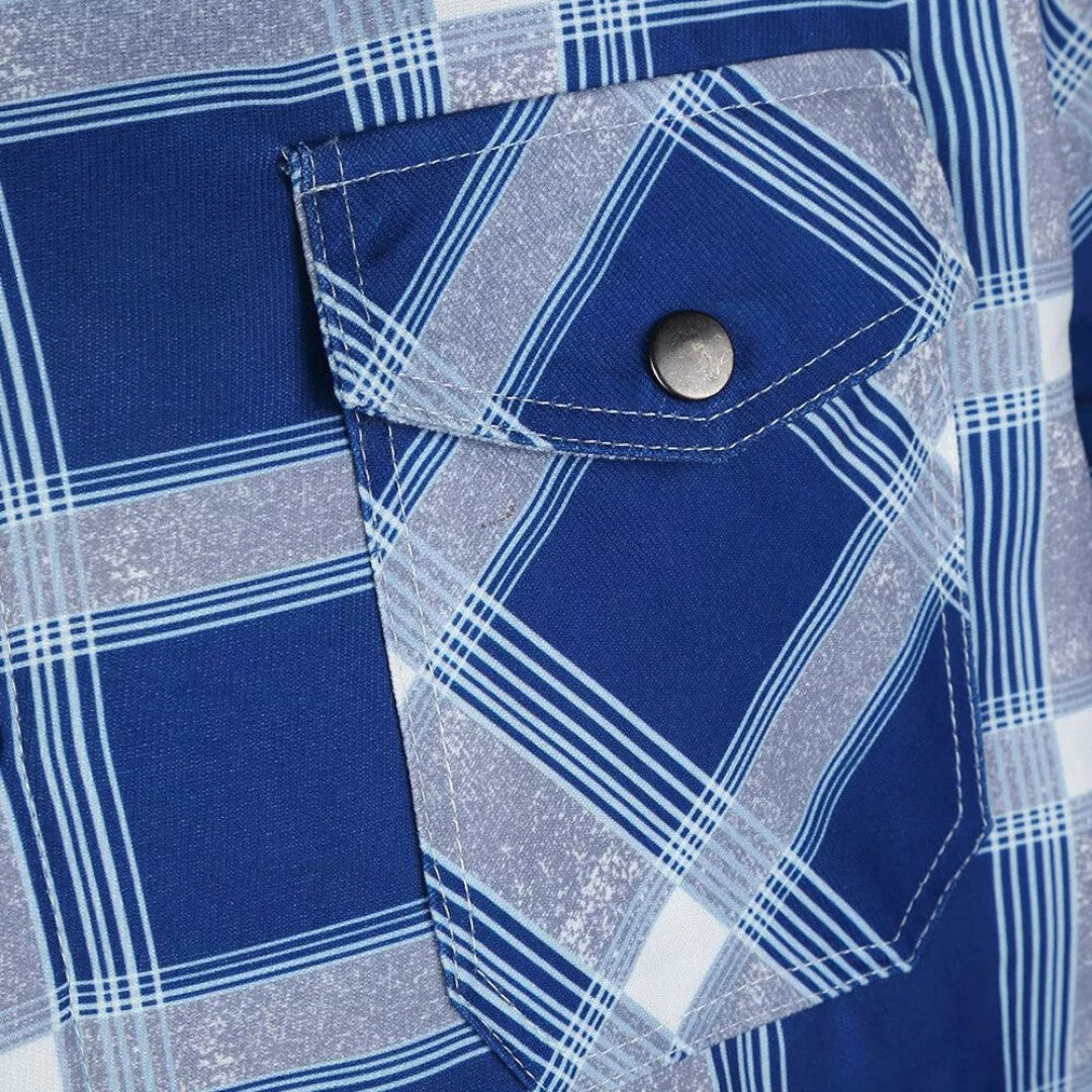 Miles & Luna Thick Flannel Sweatshirt Casual Timeless Style for Men