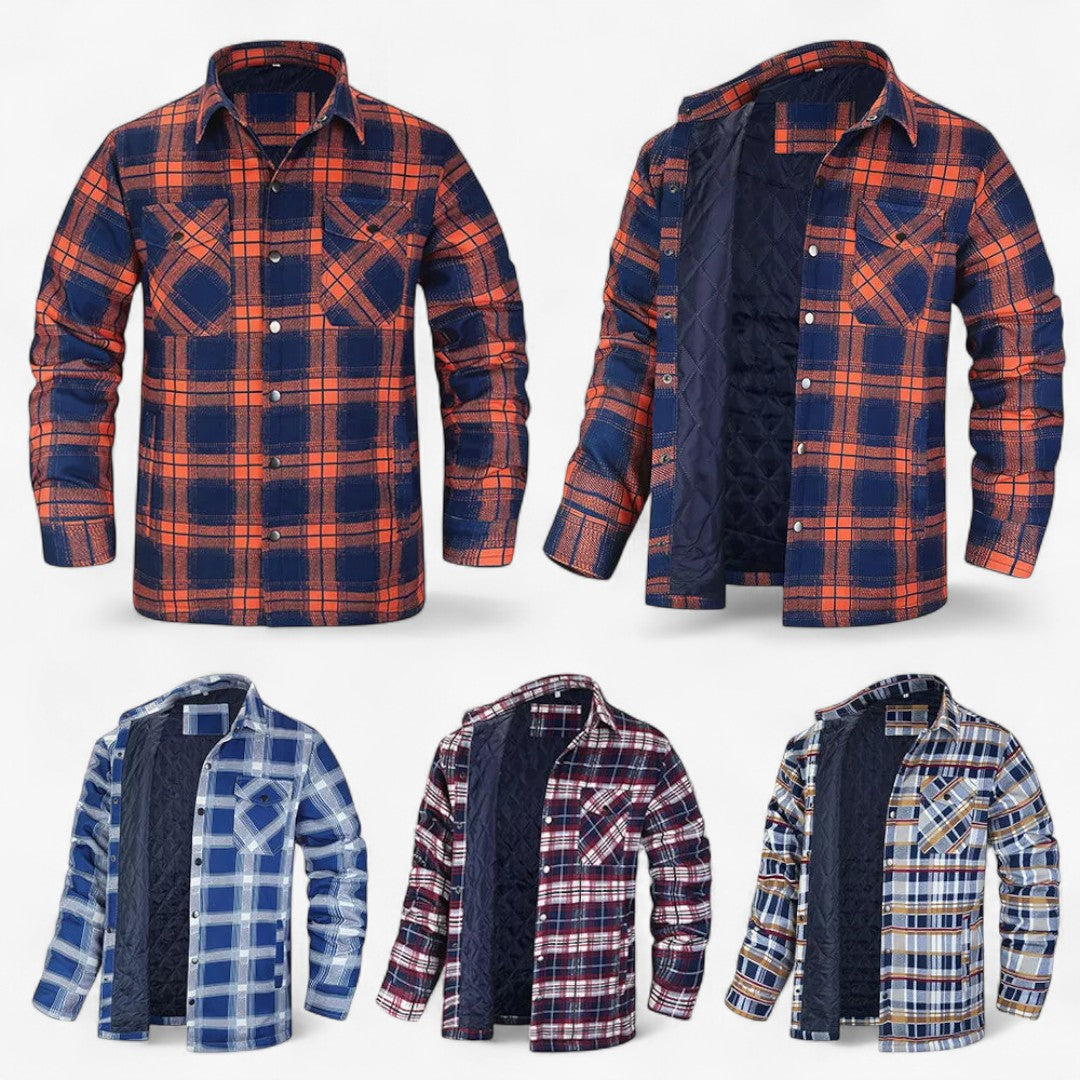 Miles & Luna Thick Flannel Sweatshirt Casual Timeless Style for Men