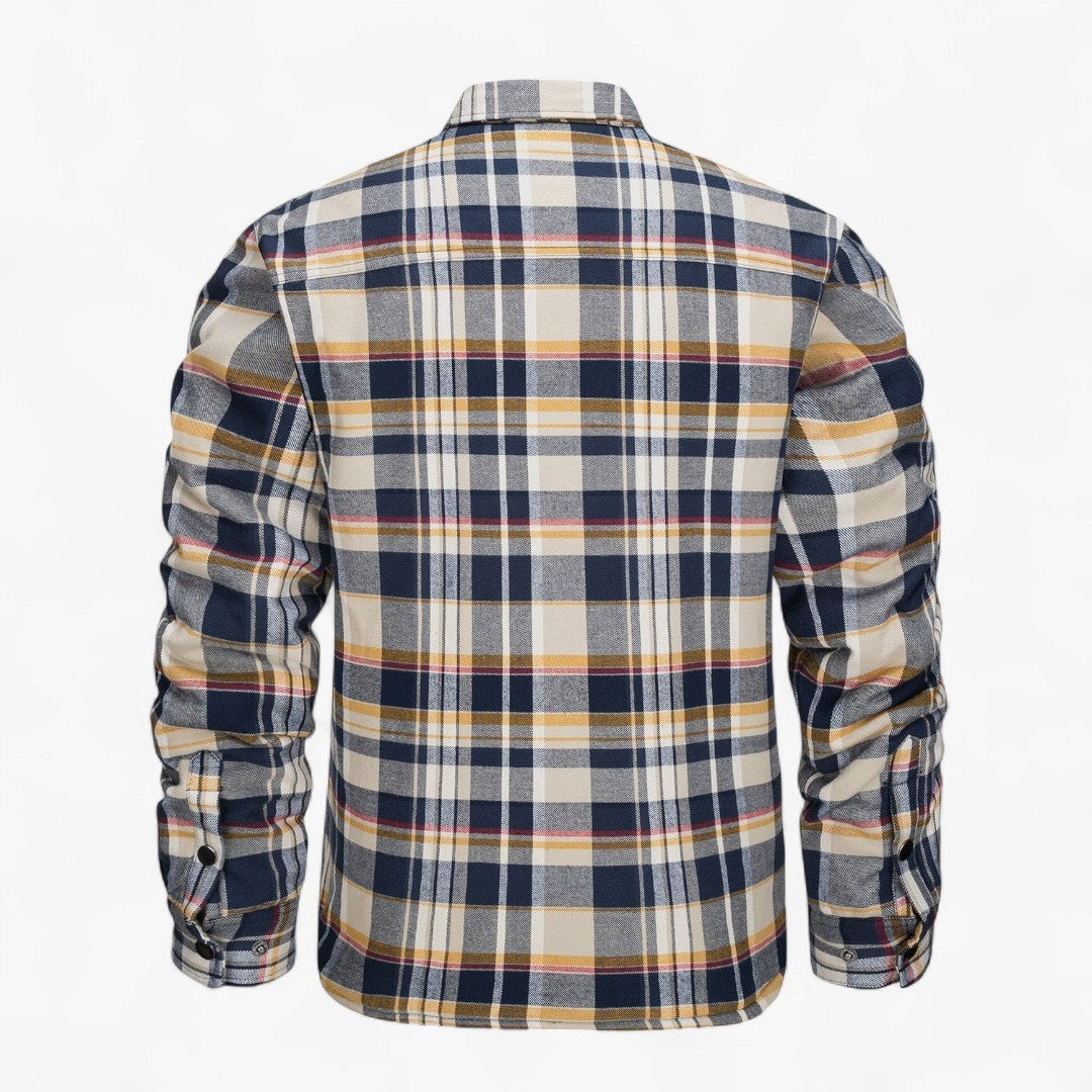 Miles & Luna Thick Flannel Sweatshirt Casual Timeless Style for Men