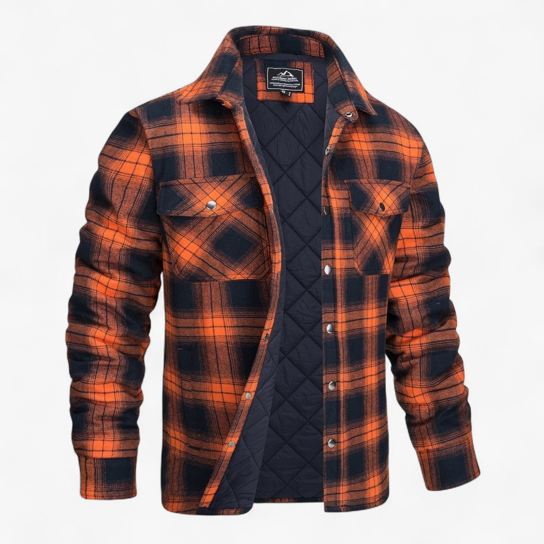 Miles & Luna Thick Flannel Sweatshirt Casual Timeless Style for Men