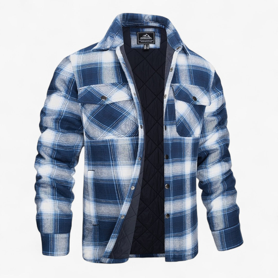 Miles & Luna Thick Flannel Sweatshirt Casual Timeless Style for Men
