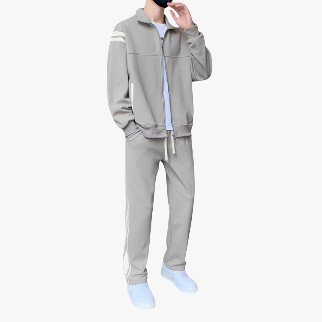 Miles & Luna Tracksuit – Cotton tracksuit set with casual fit for men