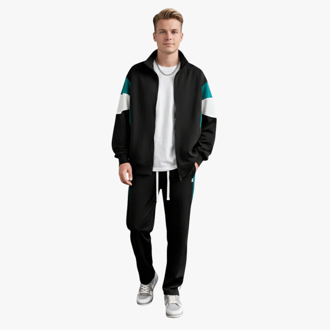 Miles & Luna Tracksuit – Cotton tracksuit set with casual fit for men