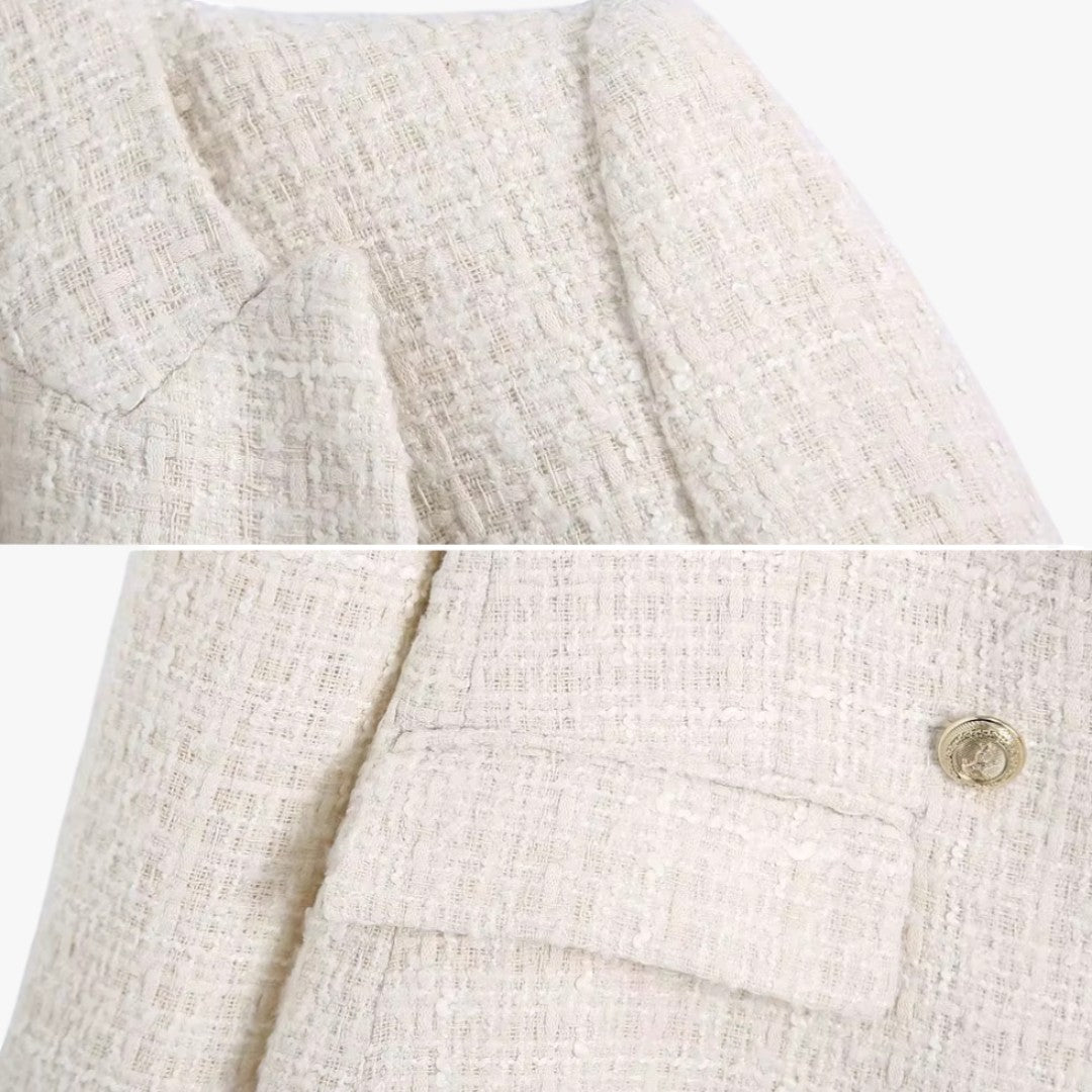 Miles & Luna Tweed Blazer For Women