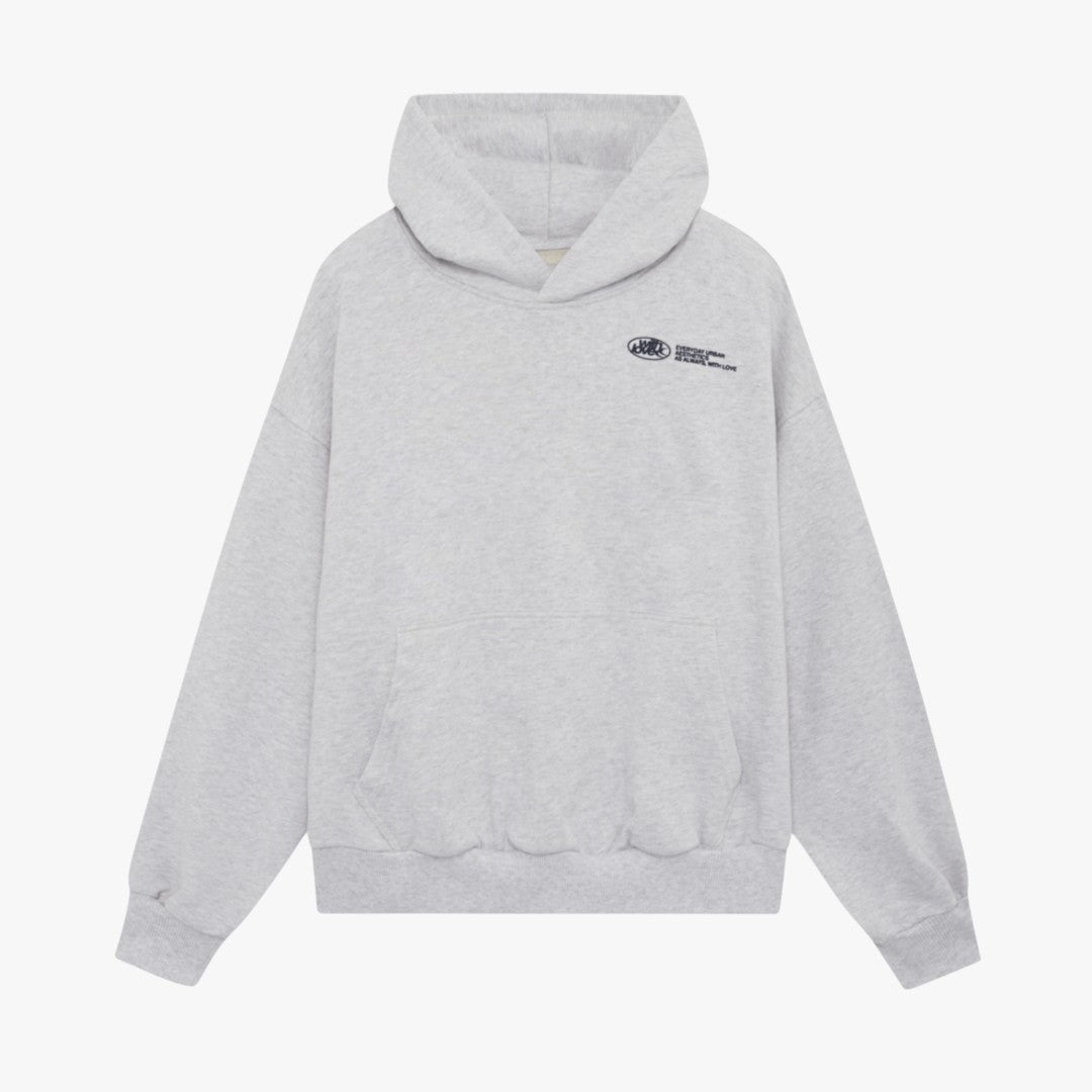 Miles & Luna Unisex Oversized Graphic Hoodie for Effortless Street Vibes
