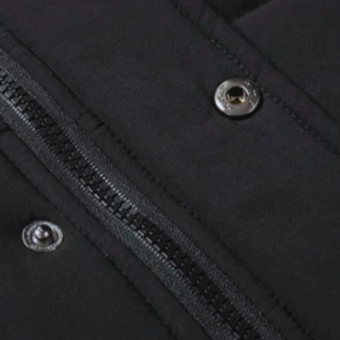 Miles & Luna Waterproof Fleece-Lined Parka Jacket with Warm Insulation for Men