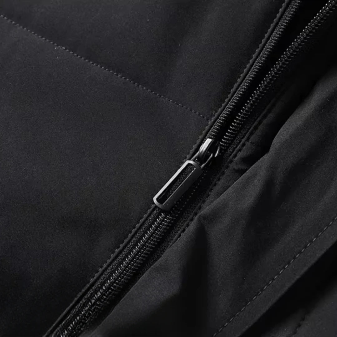 Miles & Luna Waterproof Fleece-Lined Winter Jacket with Warm Insulation for Men