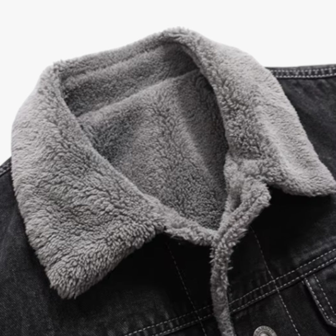 Miles & Luna Wool Denim Jacket for Men